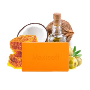 Maxisoft Almond Olive Honey Natural Handcrafted Bathing Bar 100 gm