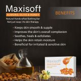 Maxisoft Almond Olive Honey Natural Handcrafted Bathing Bar 75 gm
