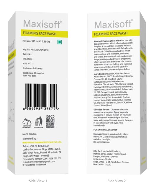 Maxisoft Anti-Acne Foaming Face Wash Listing 02