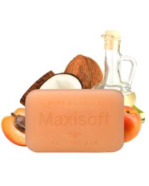 Maxisoft Apricot & Glycerin Exfoliating Bathing Bar 75 gm