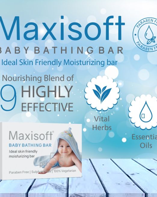 Maxisoft Baby Bathing Bar 75 gm 03