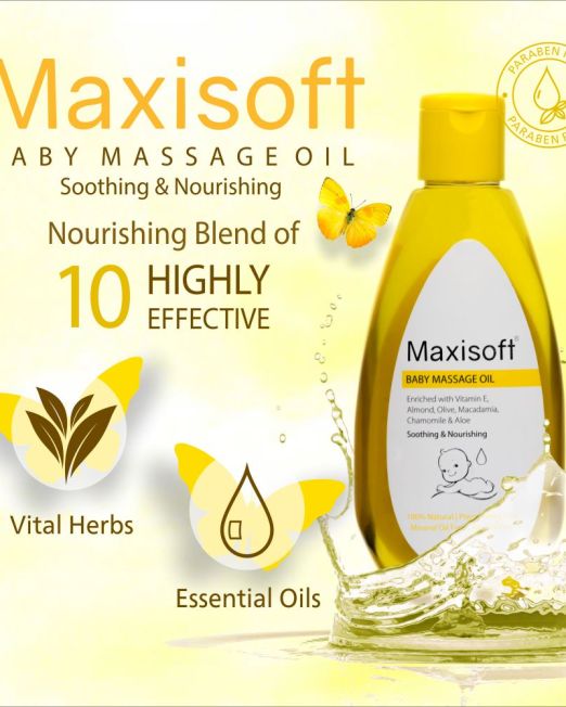 Maxisoft Baby Massage Oil Listing 03