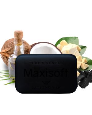 Maxisoft Charcoal Deep Cleansing Bathing Bar 75 gm