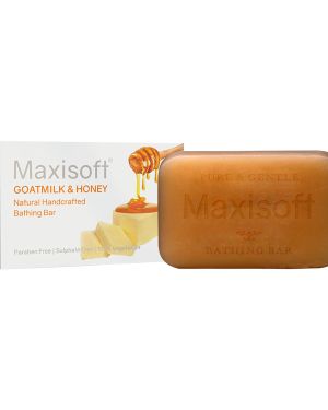 Maxisoft Goat Milk & Honey Bathing Bar 75 gm