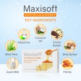 Maxisoft Goat Milk & Honey Bathing Bar 75 gm