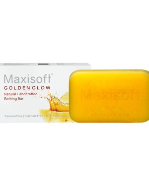 Maxisoft Golden Glow Bathing Bar 75 gm