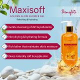 Maxisoft Golden Glow Refreshing & Hydrating Shower Gel 300 ml