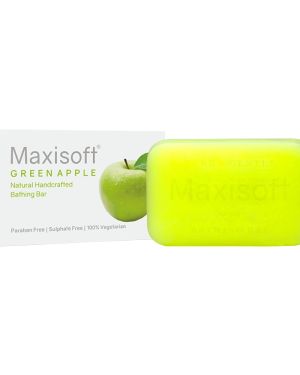 Maxisoft Green Apple Bathing Bar 75 gm