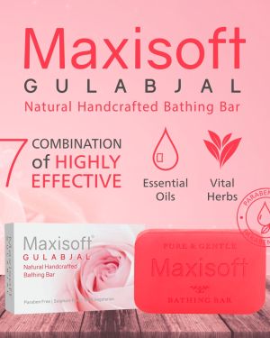 Maxisoft Gulabjal Bathing Bar 75 gm