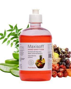 Maxisoft Hand Sanitizer Gel Fruit Basket 500 ml