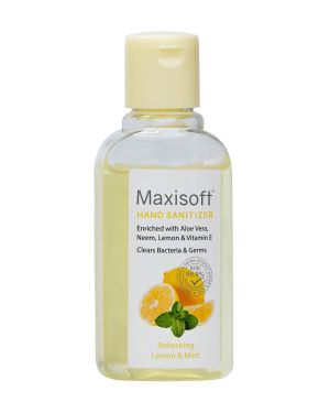 Maxisoft Hand Sanitizer Gel Refreshing Lemon & Mint 60 ml