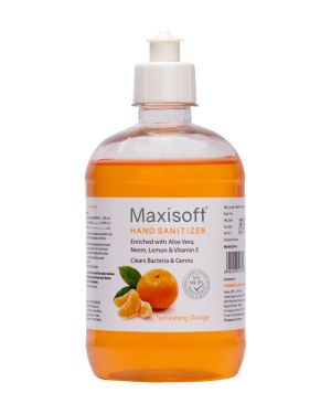 Maxisoft Hand Sanitizer Gel Refreshing Orange 500 ml