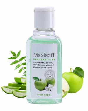 Maxisoft Hand Sanitizer Green Apple 60 ml