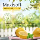 Maxisoft Hand Sanitizer Refreshing Lemon & Mint 60 ml