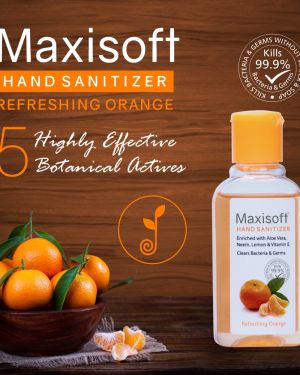 Maxisoft Hand Sanitizer Refreshing Orange 60 ml