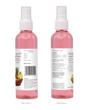 Maxisoft Hand Sanitizer Spray Fruit Basket 120 ml