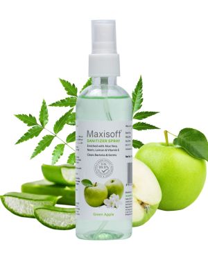 Maxisoft Hand Sanitizer Spray Green Apple 120 ml