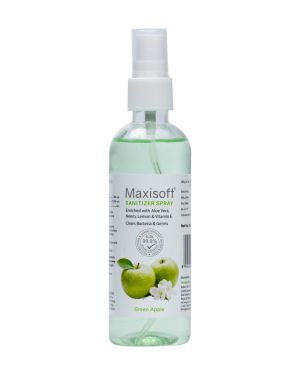 Maxisoft Hand Sanitizer Spray Green Apple 120 ml