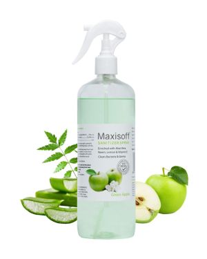 Maxisoft Hand Sanitizer Spray Green Apple 500 ml