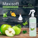 Maxisoft Hand Sanitizer Spray Green Apple 500 ml