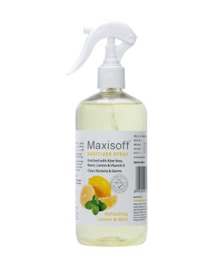 Maxisoft Hand Sanitizer Spray Refreshing Lemon & Mint 500 ml