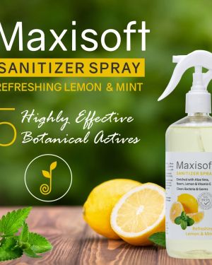 Maxisoft Hand Sanitizer Spray Refreshing Lemon & Mint 500 ml