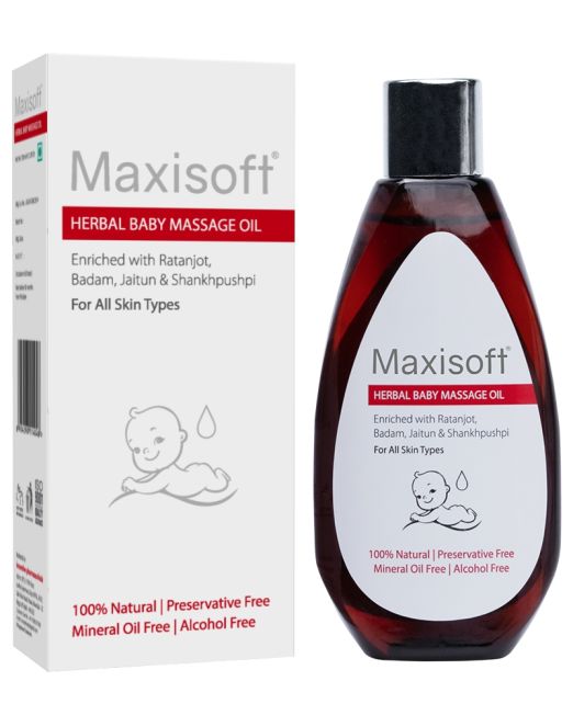 Maxisoft Herbal Baby Massage Oil Listing 01
