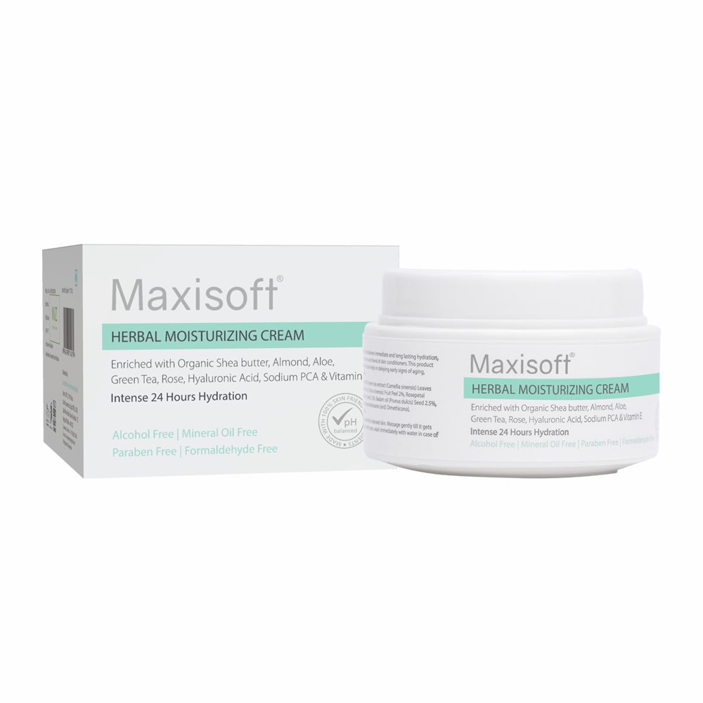 Maxisoft Herbal Moisturizing Cream 50 gm - Maxisoft