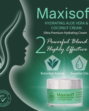 Maxisoft Hydrating Aloe Vera & Coconut Cream 50 gm