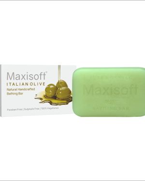 Maxisoft Italian Olive Bathing Bar 75 gm