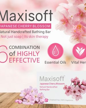 Maxisoft Japanese Cherry Blossom Bathing Bar 75gm