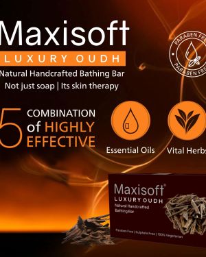 Maxisoft Luxury Oudh Bathing Bar 75 gm