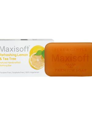 Maxisoft Refreshing Lemon & Tea Tree Bathing Bar 75 gm