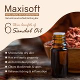 Maxisoft Royal Sandal with Almond Butter Bathing Bar 75 gm