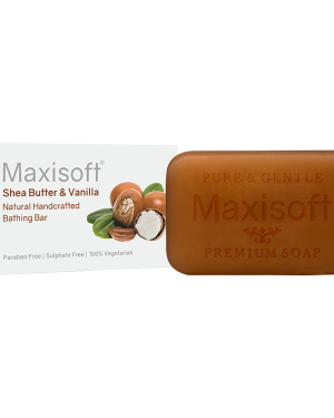 Maxisoft Shea Butter & Vanilla Bathing Bar 75 gm