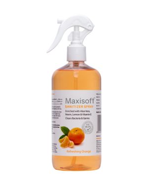 Maxisoft Hand Sanitizer Spray Refreshing Orange 500 ml