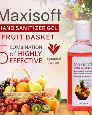 Maxisoft Hand Sanitizer (Gel) Fruit Basket 100 ml