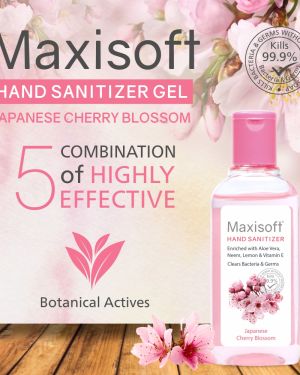 Maxisoft Hand Sanitizer Gel Japanese Cherry Blossom 100 ml