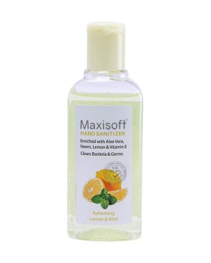 Maxisoft Hand Sanitizer Gel Refreshing Lemon & Mint 100 ml