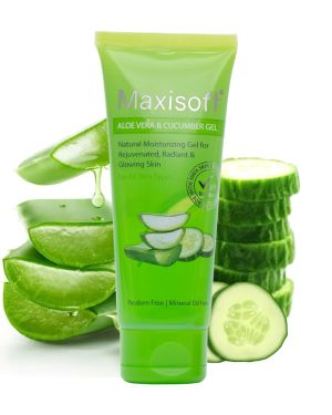 Maxisoft Natural Aloe Vera & Cucumber Gel 120 gm