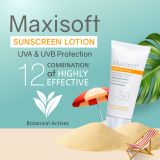 Maxisoft Sunscreen Lotion (SPF 50) 50 ml | UVA & UVB Protection | (Buy 10 Get 2 Free)