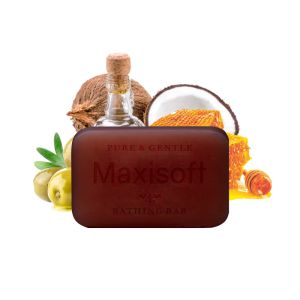 Maxisoft Almond Olive Honey Natural Handcrafted Bathing Bar 75 gm