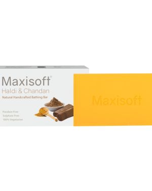 Maxisoft Haldi Chandan Bathing Bar 100 gm