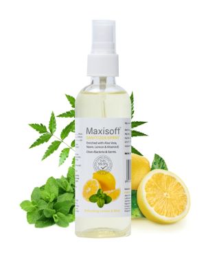 Maxisoft Hand Sanitizer Spray Refreshing Lemon & Mint 120 ml