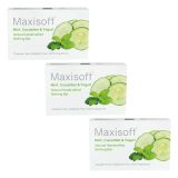 Maxisoft Mint, Cucumber & Yogurt Bathing Bar 75 gm