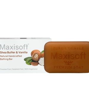 Maxisoft Shea Butter & Vanilla Bathing Bar 75 gm